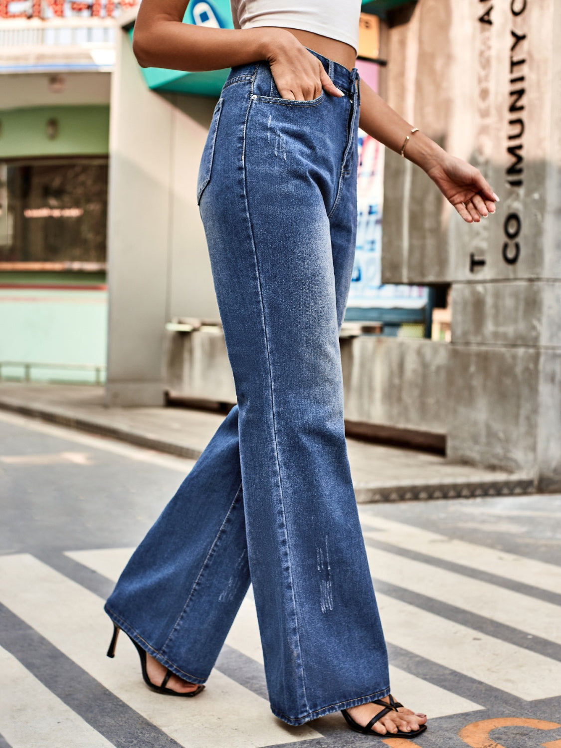 Fashion Sava | Bootcut Jeans | High Rise with Pockets