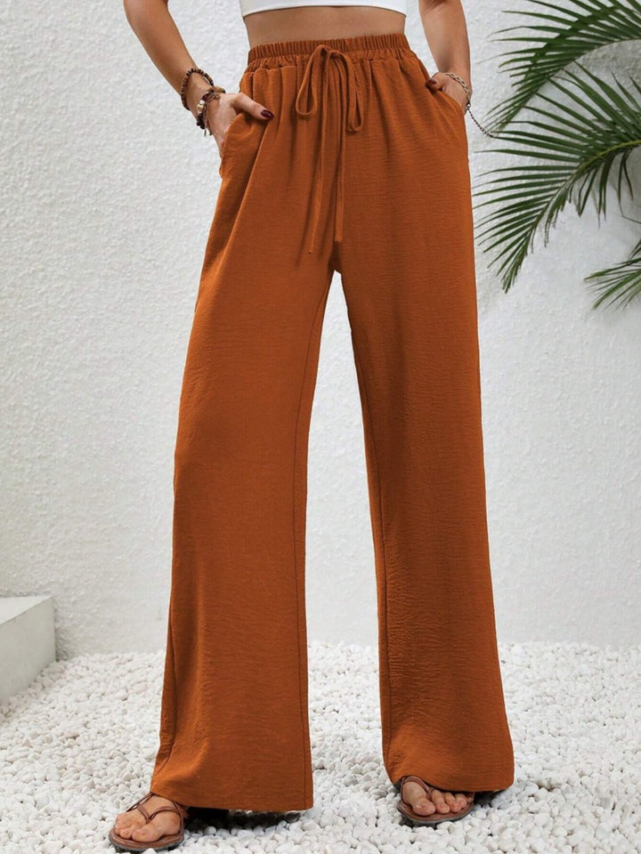 Fashion Sava | Wide Leg Drawstring Pants | Effortless Comfort