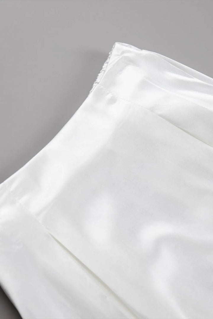 Fashion Sava | Satin Minx Skirt | Back Elastic Waist