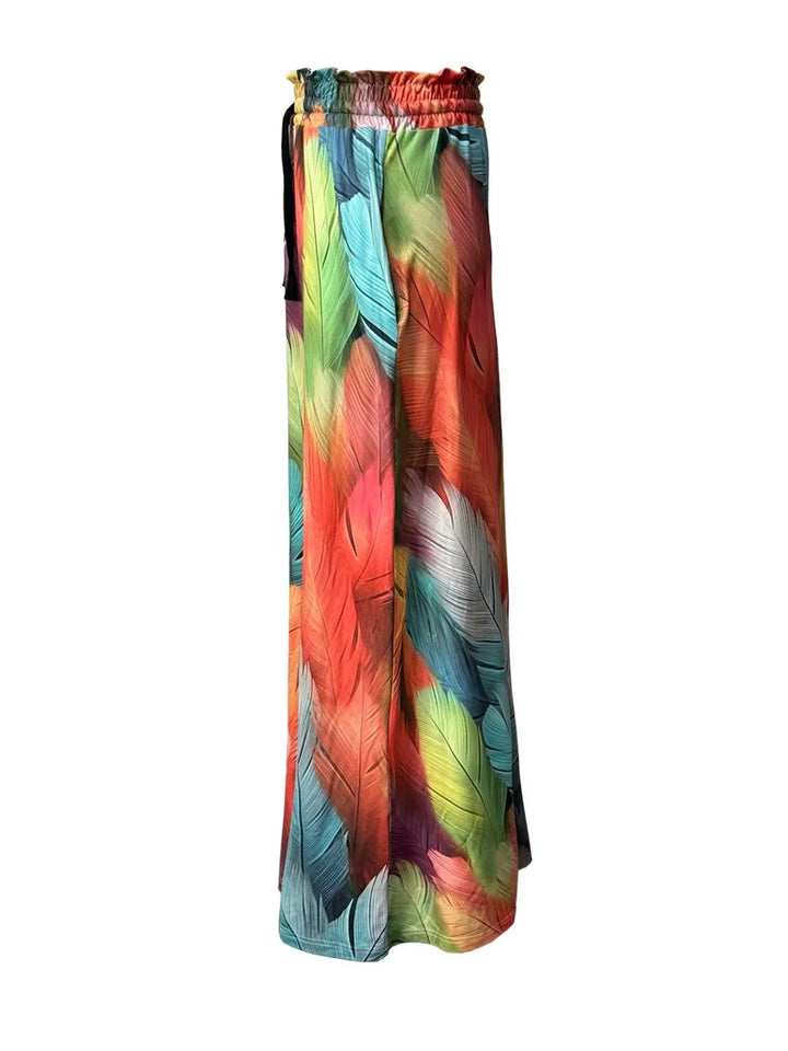 Fashion Sava | Maxi Skirt | Printed Design with Pockets
