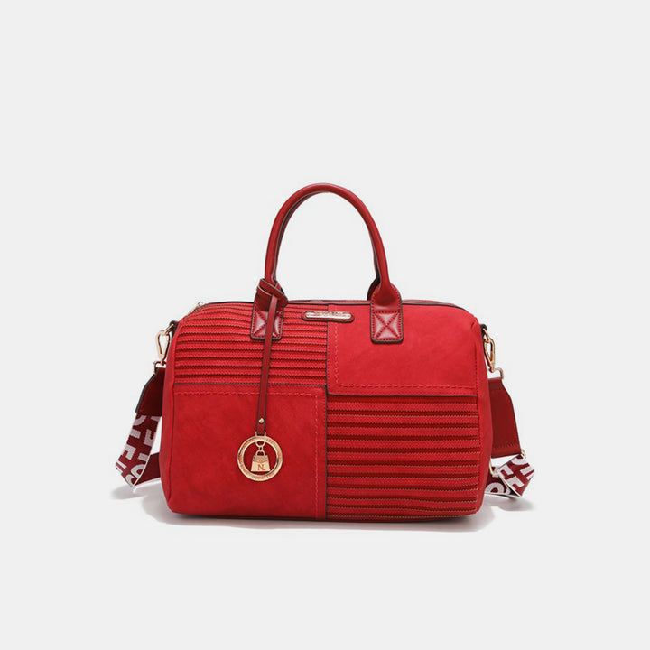Fashion Sava | Boston Bag | Scallop Stitched Elegance