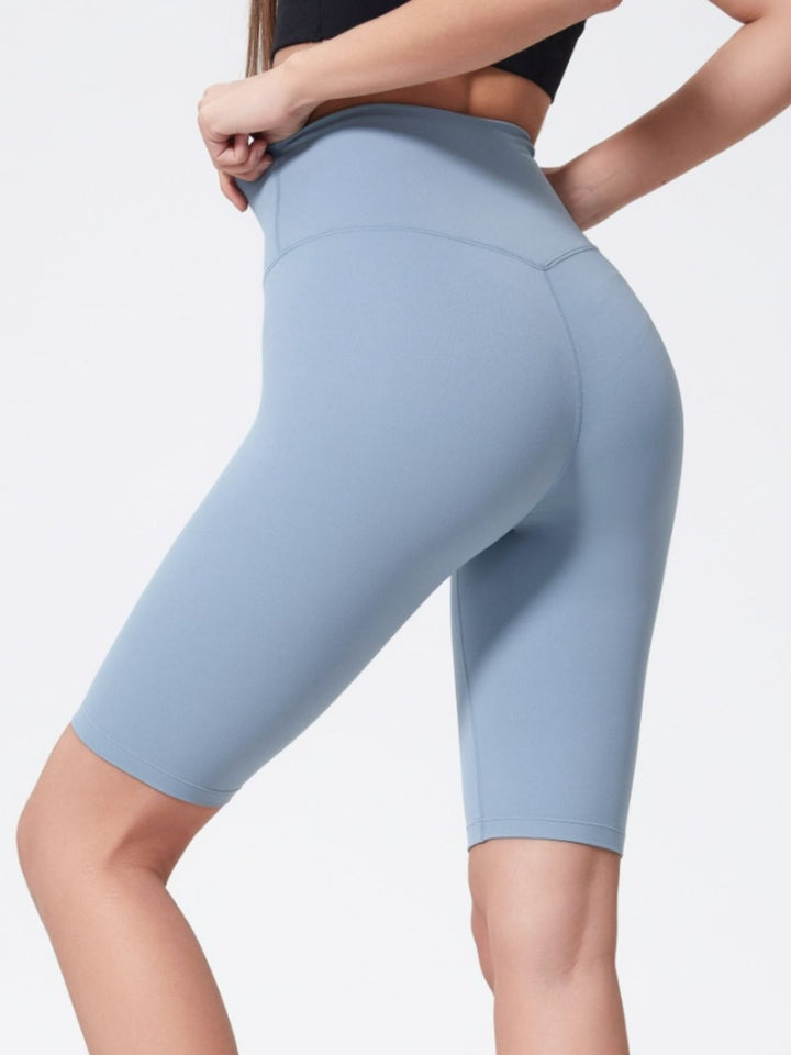 Fashion Sava | Active Shorts | High Rise Wide Waistband