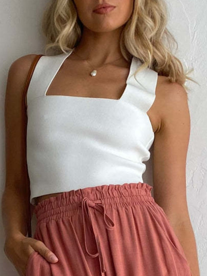 Fashion Sava | Square Neck Tank | Wide Strap Comfort