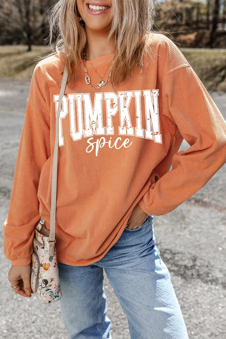 Fashion Sava | Letter Graphic Sweatshirt | Cozy Long Sleeve Style