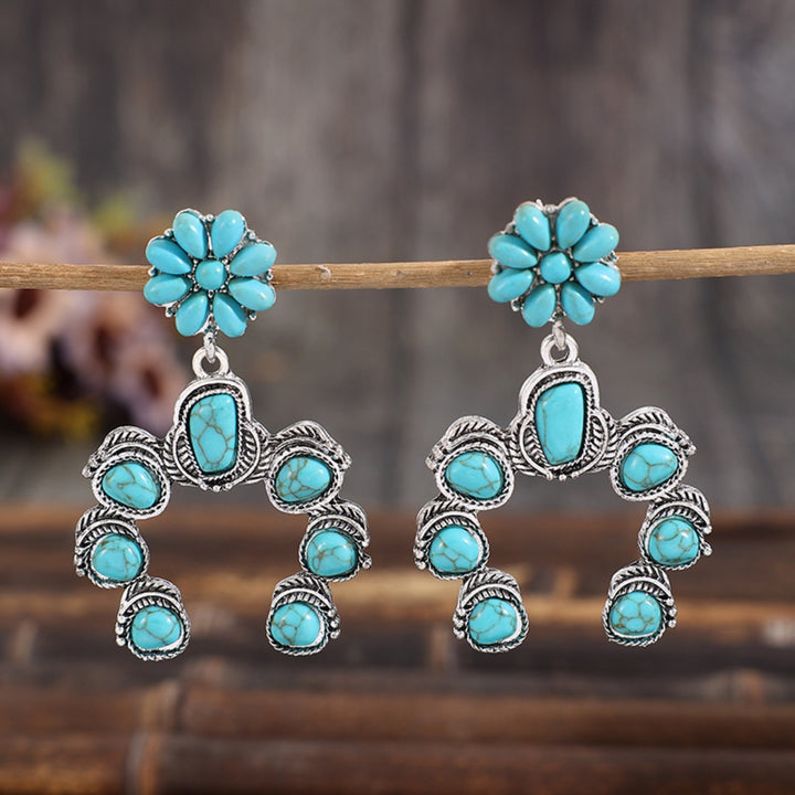 Fashion Sava | Dangle Earrings | Elegant Turquoise Design