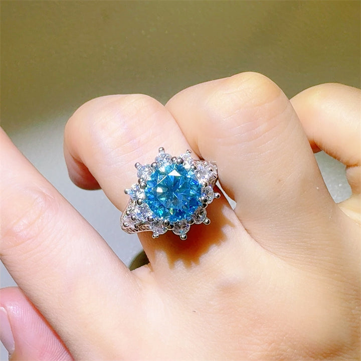 Fashion Sava | Moissanite Zircon Ring | 925 Sterling Silver