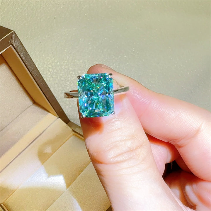 Fashion Sava | Moissanite Ring | Elegant Rectangle Design