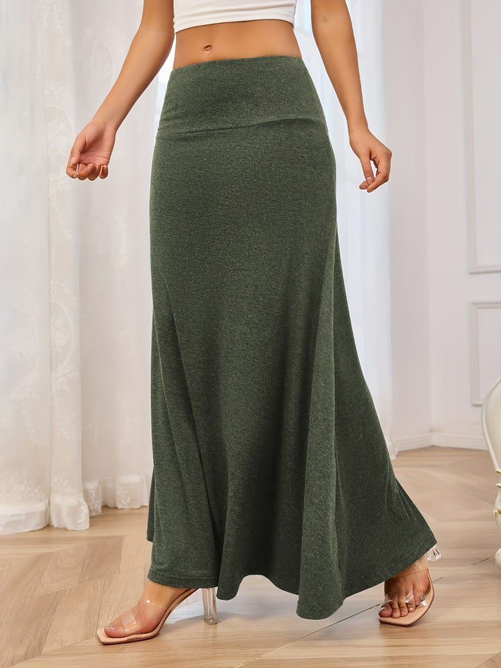 Fashion Sava | Maxi Skirt | Elastic Waist for Comfort