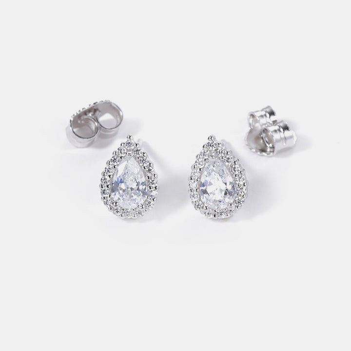 Fashion Sava | Teardrop Earrings | Elegant Zircon Design