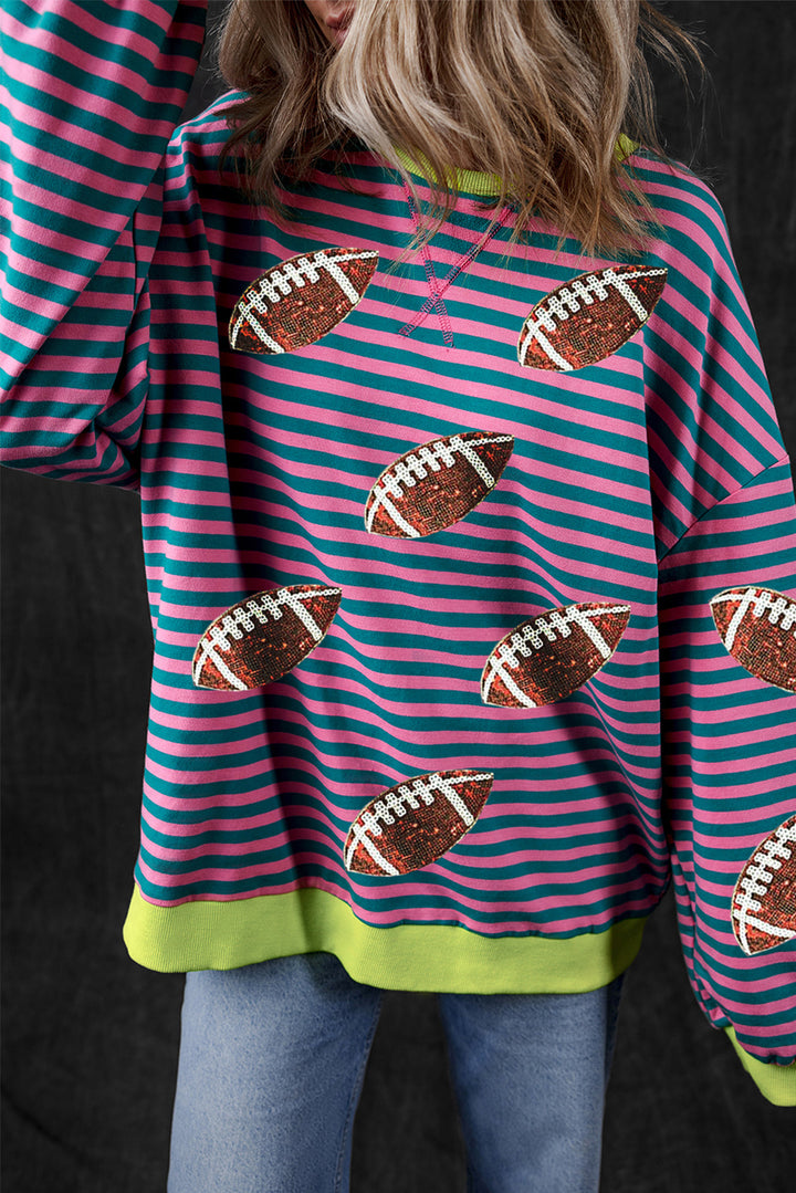 Fashion Sava | Striped Sweatshirt | Cozy Long Sleeve Style