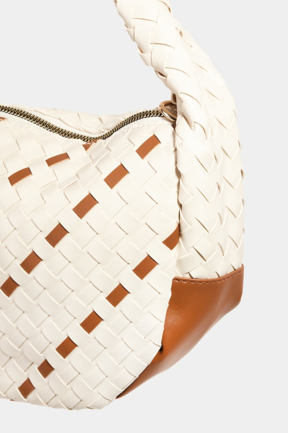 Fashion Sava | Semi Circle Bag | Tassel Detail Weave