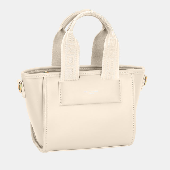 Fashion Sava | Small Handbag | Embossed Pattern Handles