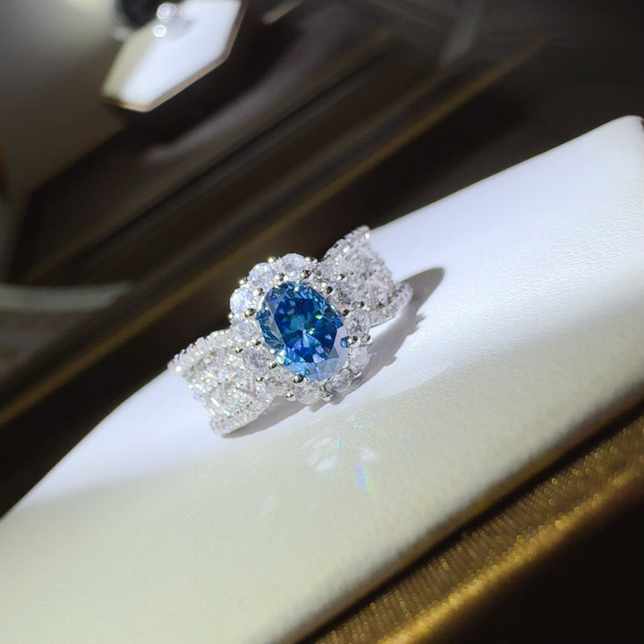 Fashion Sava | Moissanite Zircon Ring | 925 Sterling Silver