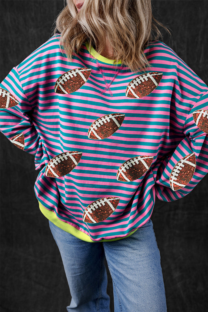 Fashion Sava | Striped Sweatshirt | Cozy Long Sleeve Style