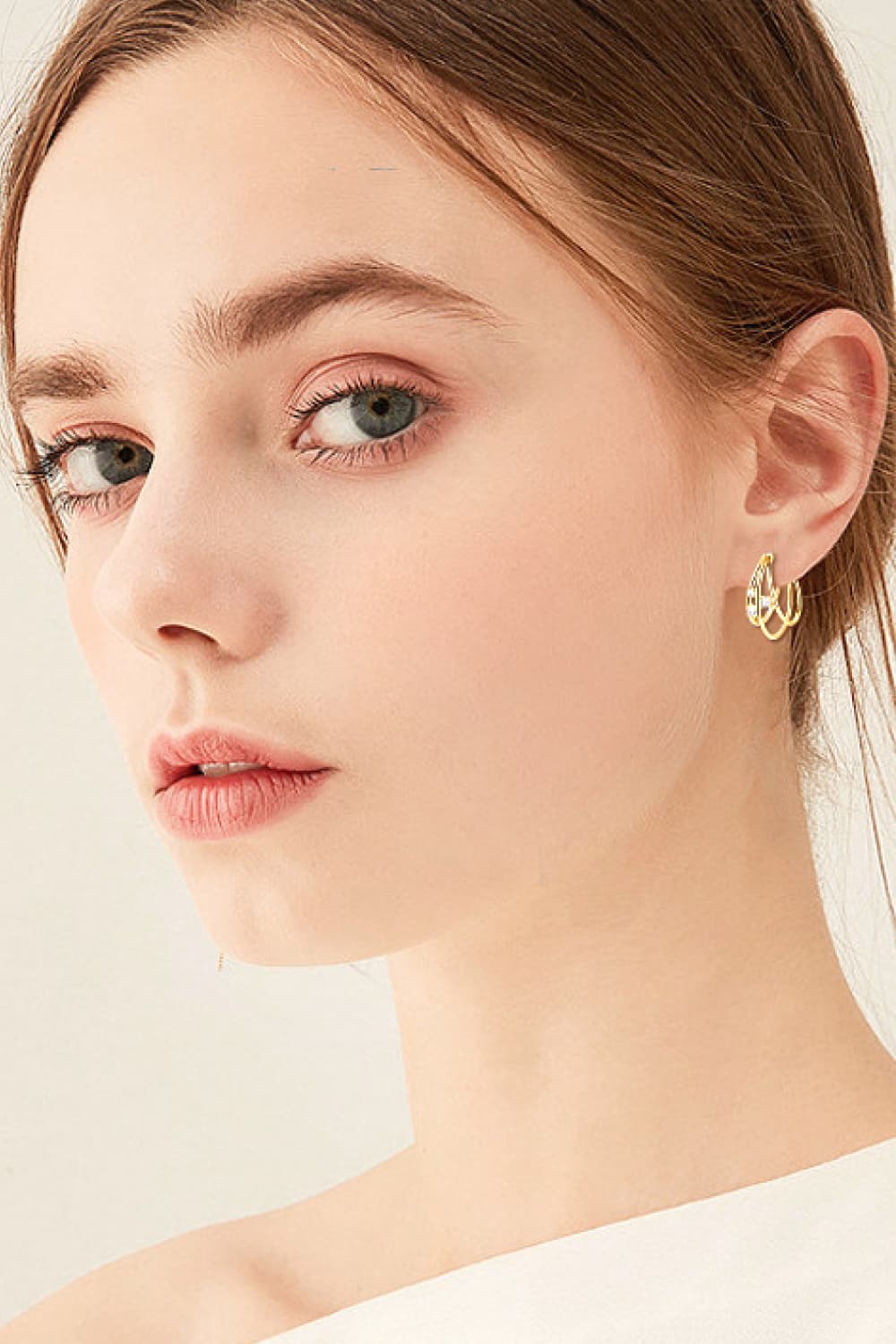 Fashion Sava | Layered Earrings | Moissanite 925 Sterling Silver