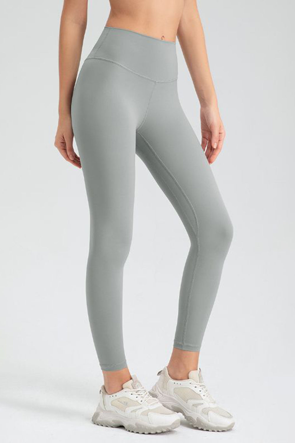 Legging slim fit actif à taille large