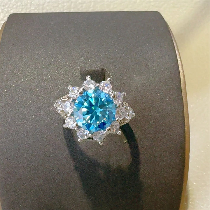Fashion Sava | Moissanite Zircon Ring | 925 Sterling Silver