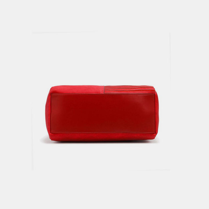 Fashion Sava | Boston Bag | Scallop Stitched Elegance