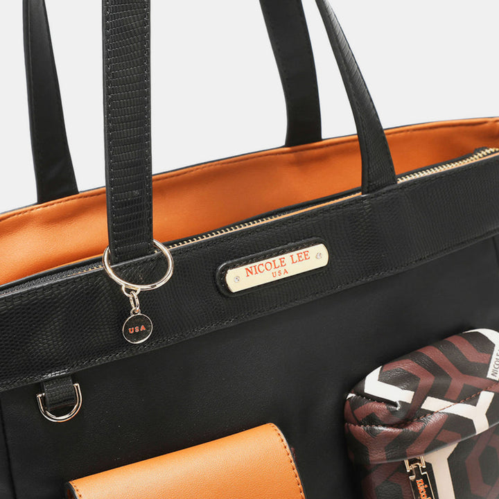 Fashion Sava | Geometric Tote Bag | Stylish Everyday Carry