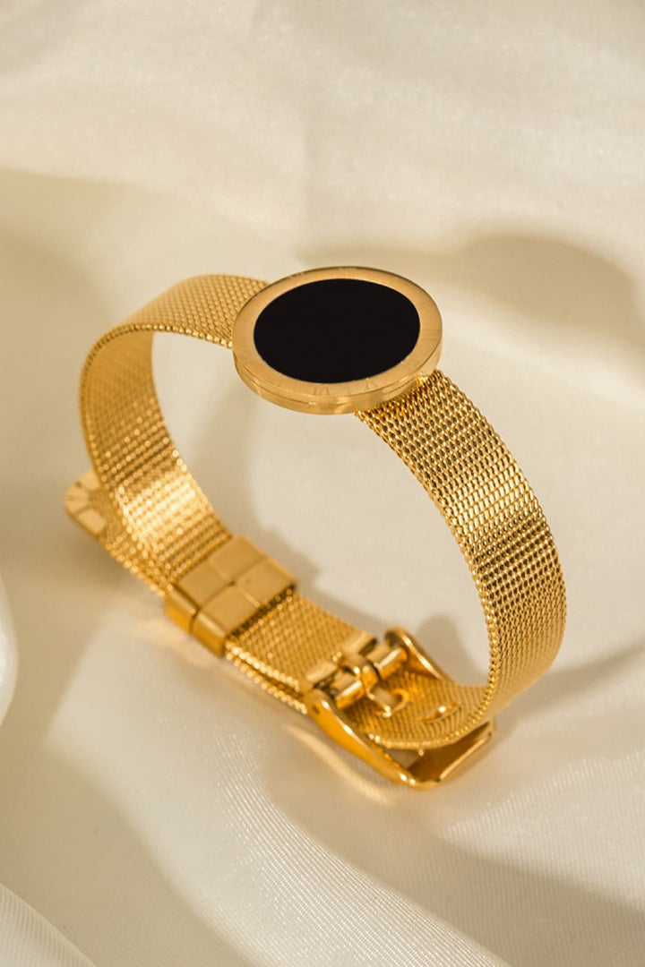 Fashion Sava | Wide Bracelet | 18K Gold-Plated Elegance