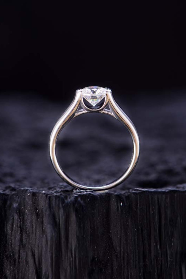 Fashion Sava | Moissanite Silver Ring | Elegant Statement Jewelry