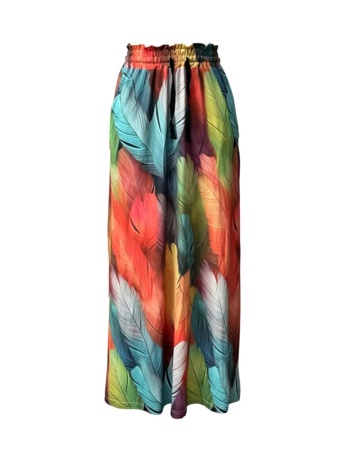 Fashion Sava | Maxi Skirt | Printed Design with Pockets