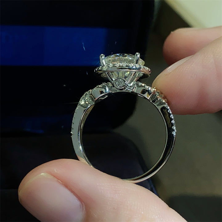 Fashion Sava | Moissanite Ring | 3 Carat 925 Sterling Silver