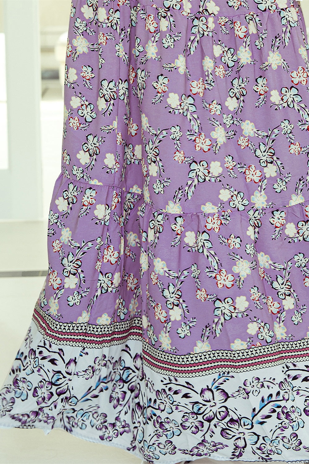 Fashion Sava | Tiered Skirt | Elastic Waist Comfort