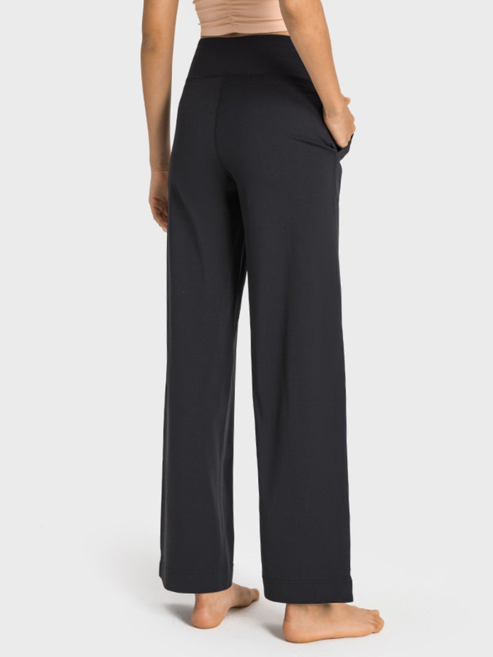Fashion Sava | Wide Leg Sports Pants | Drawstring Waist & Pockets