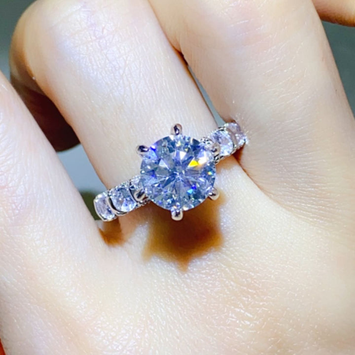 Fashion Sava | Moissanite Ring | 925 Sterling Silver Elegance