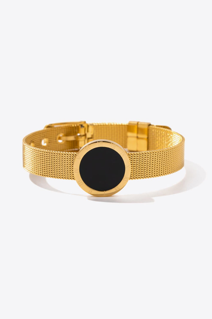 Fashion Sava | Wide Bracelet | 18K Gold-Plated Elegance