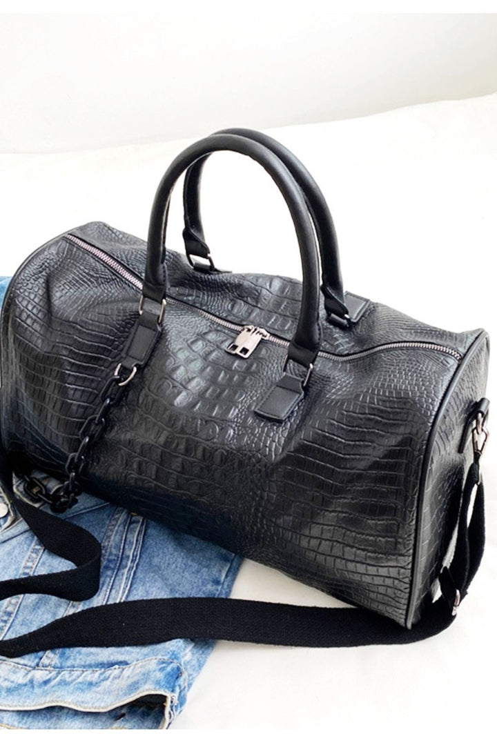 Fashion Sava | Weekender Duffle Bag | PU Leather Travel Essential