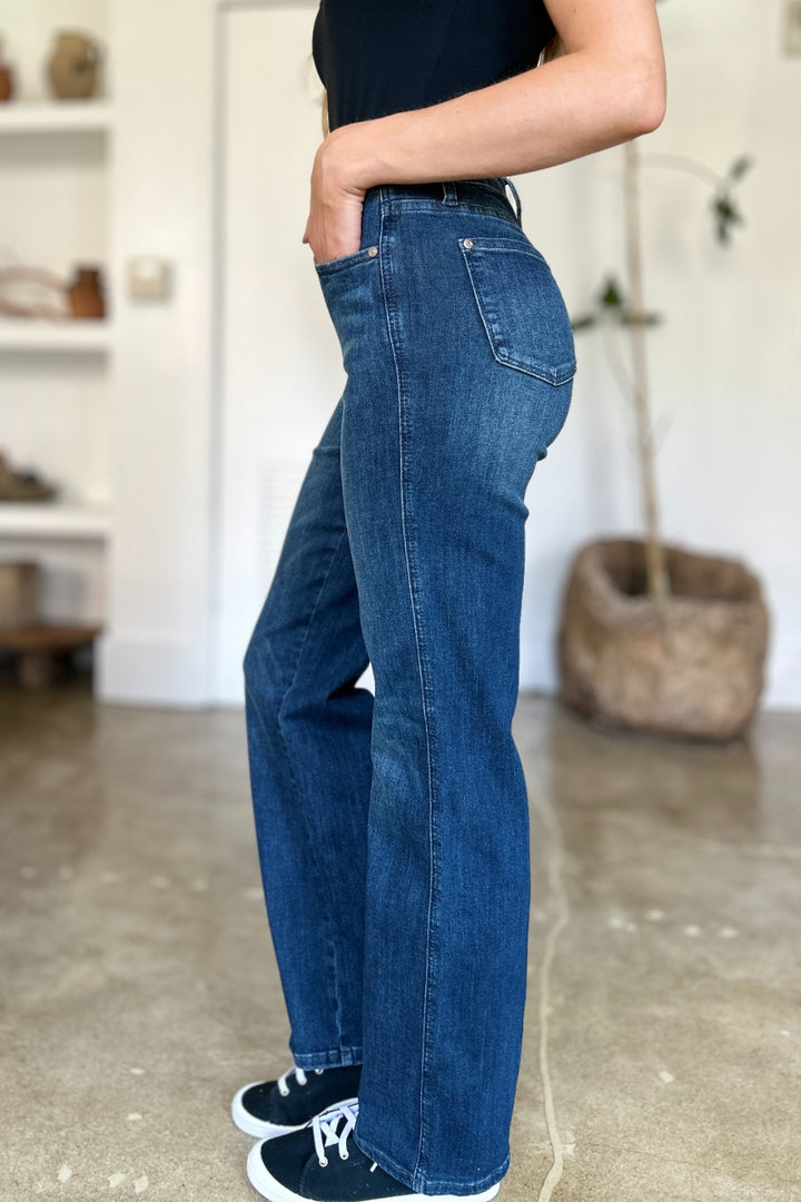 Fashion Sava | Tummy Control Jeans | Full Size Straight Fit