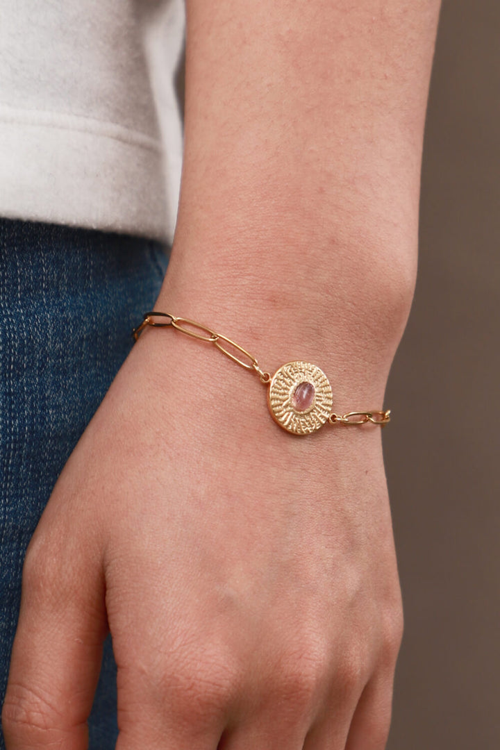 Fashion Sava | Paperclip Chain Bracelet | 18K Gold Plated Elegance