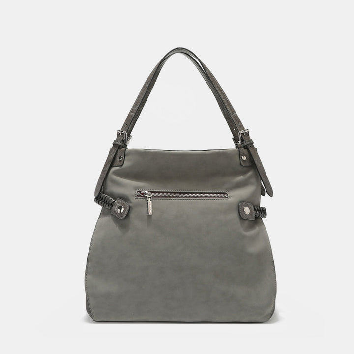 Fashion Sava | Hobo Bag | Rhinestone Embroidery & Tassel Design