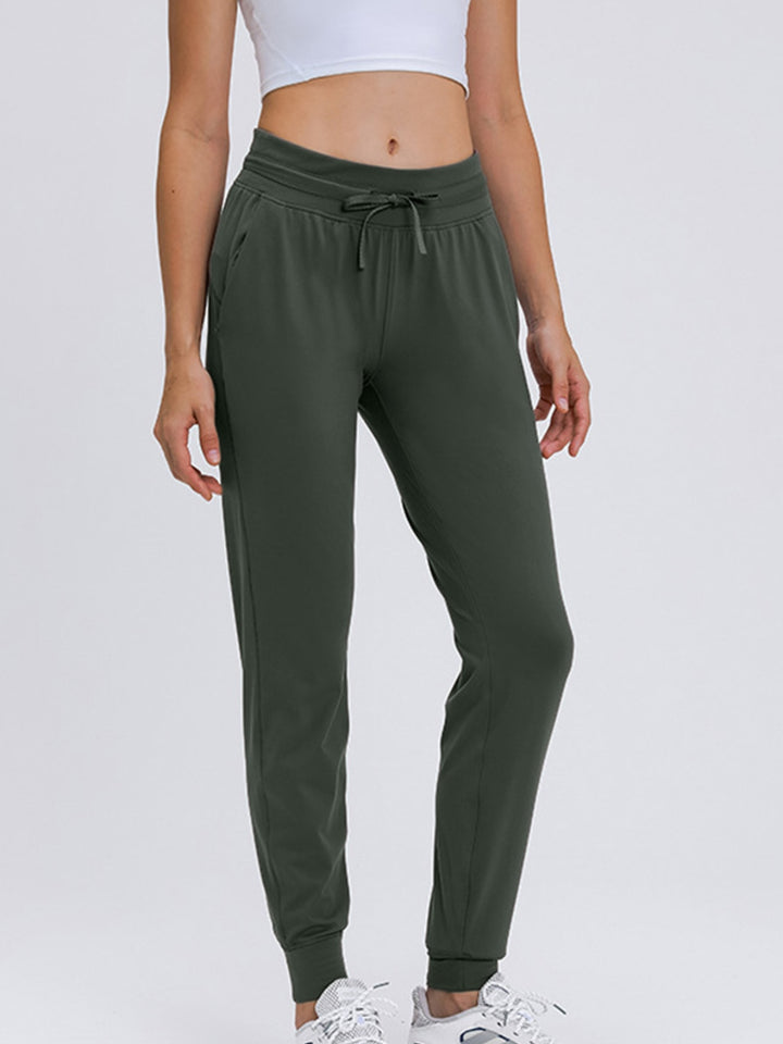 Fashion Sava | Tied Joggers | Double Take with Pockets