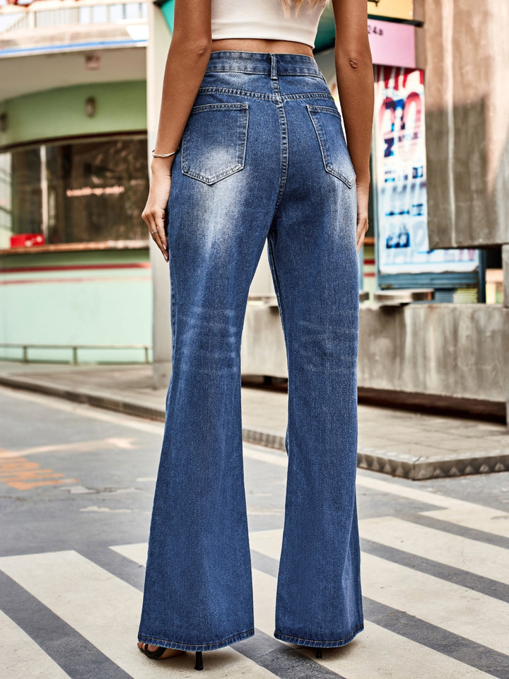 Fashion Sava | Bootcut Jeans | High Rise with Pockets