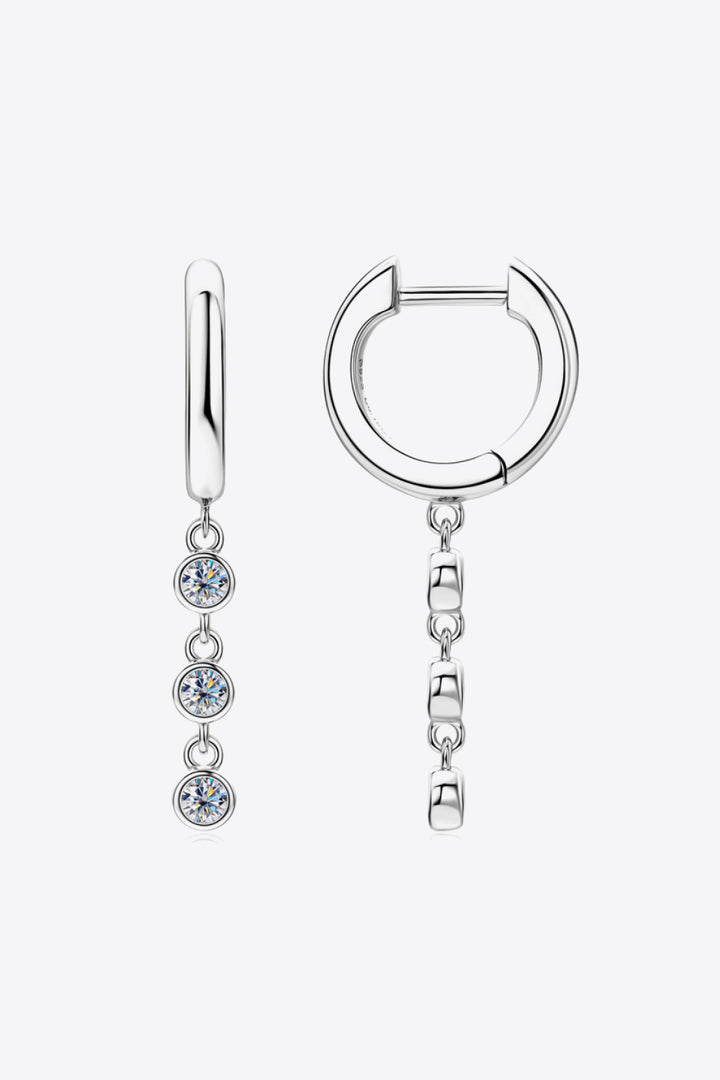 Fashion Sava | Sterling Silver Earrings | Moissanite Elegance