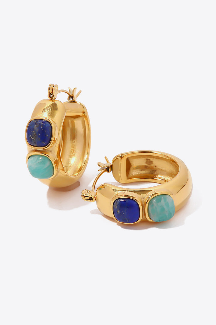 Fashion Sava | Hoop Earrings | 18K Gold-Plated Stainless Steel
