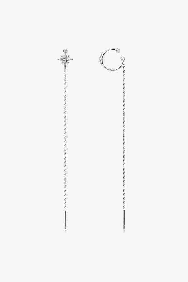Fashion Sava | Threader Earrings | Moissanite Elegance