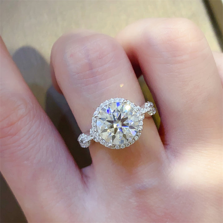 Fashion Sava | Moissanite Ring | 3 Carat 925 Sterling Silver