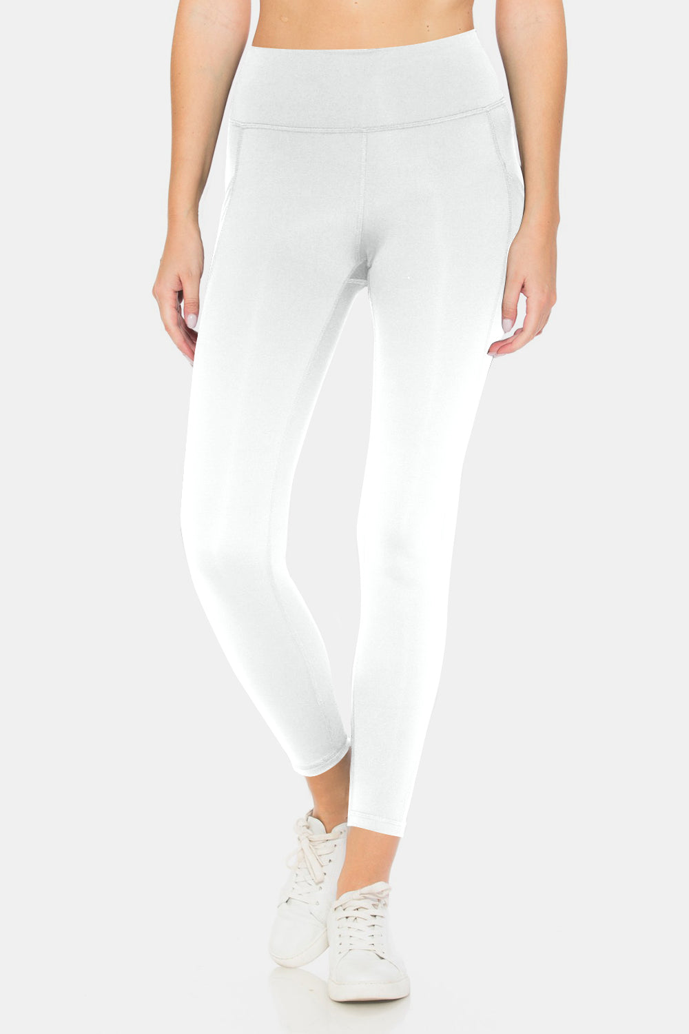 Leggings Depot Leggings de cintura alta con bolsillos