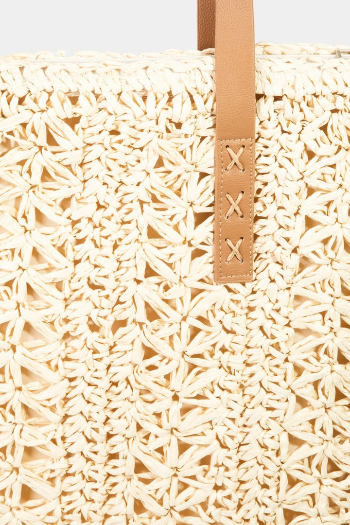 Fashion Sava | Straw Braided Tote Bag | Eco-Friendly Summer Essential