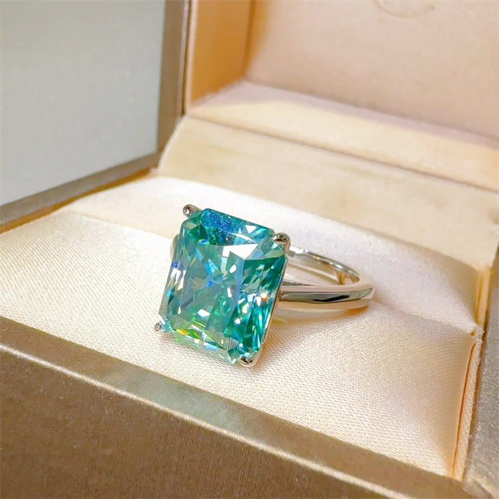 Fashion Sava | Moissanite Ring | Elegant Rectangle Design