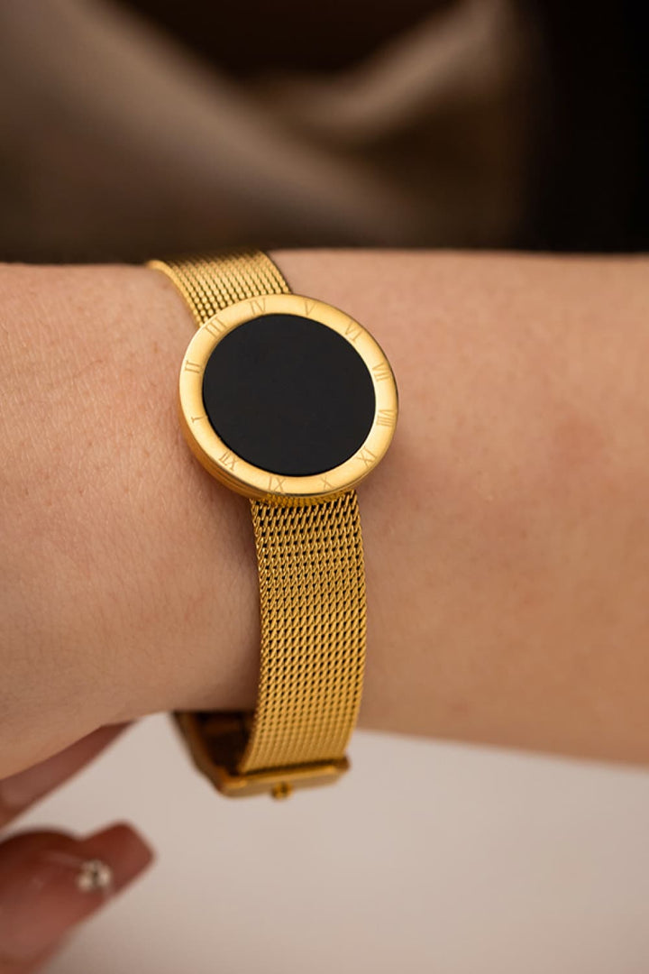 Fashion Sava | Wide Bracelet | 18K Gold-Plated Elegance