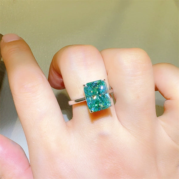 Fashion Sava | Moissanite Ring | Elegant Rectangle Design