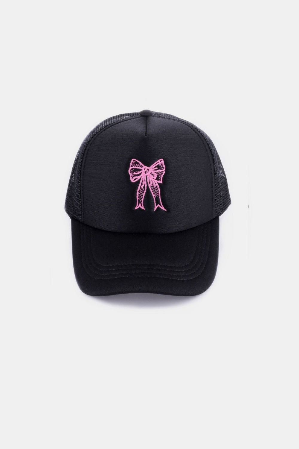 Fashion Sava | Trucker Hat | Ribbon Bow Embroidery