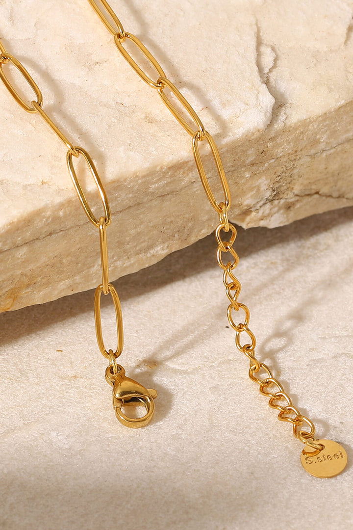 Fashion Sava | Paperclip Chain Bracelet | 18K Gold Plated Elegance