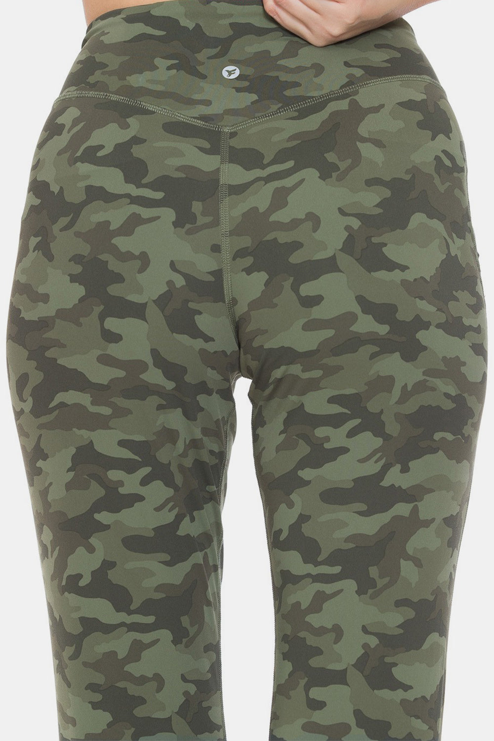 Leggings Depot Leggings de cintura alta con diseño de camuflaje