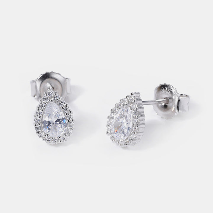 Fashion Sava | Teardrop Earrings | Elegant Zircon Design
